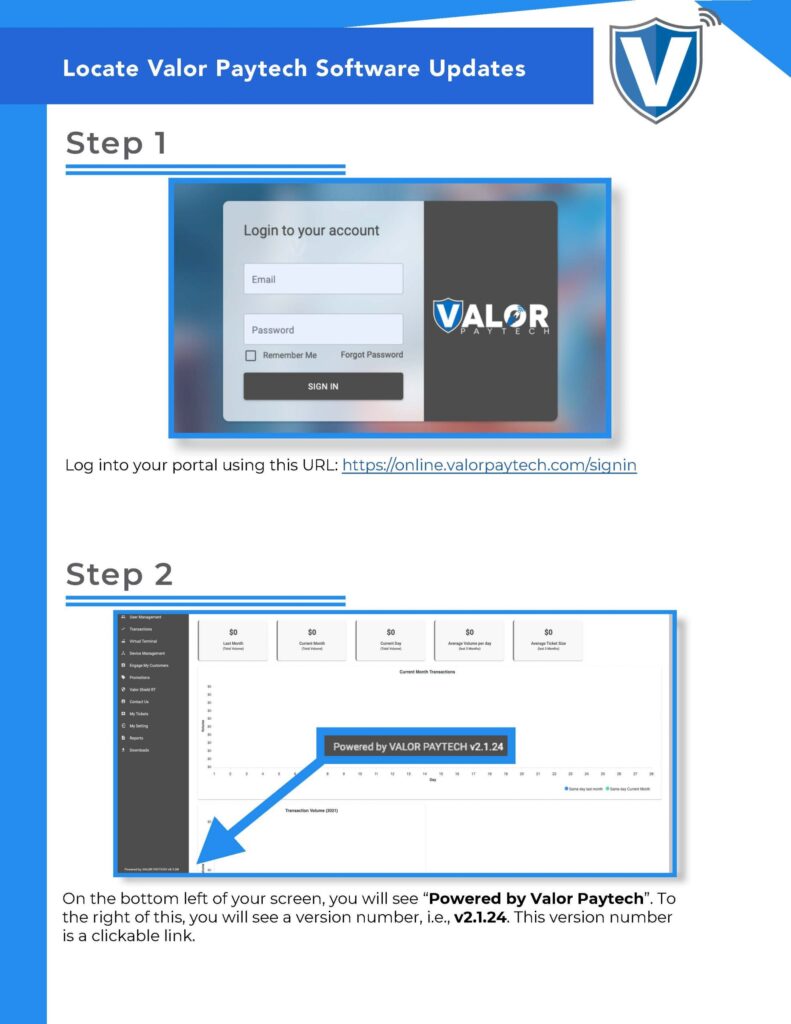Locate Valor Paytech Software Updates Page 1 scaled 1