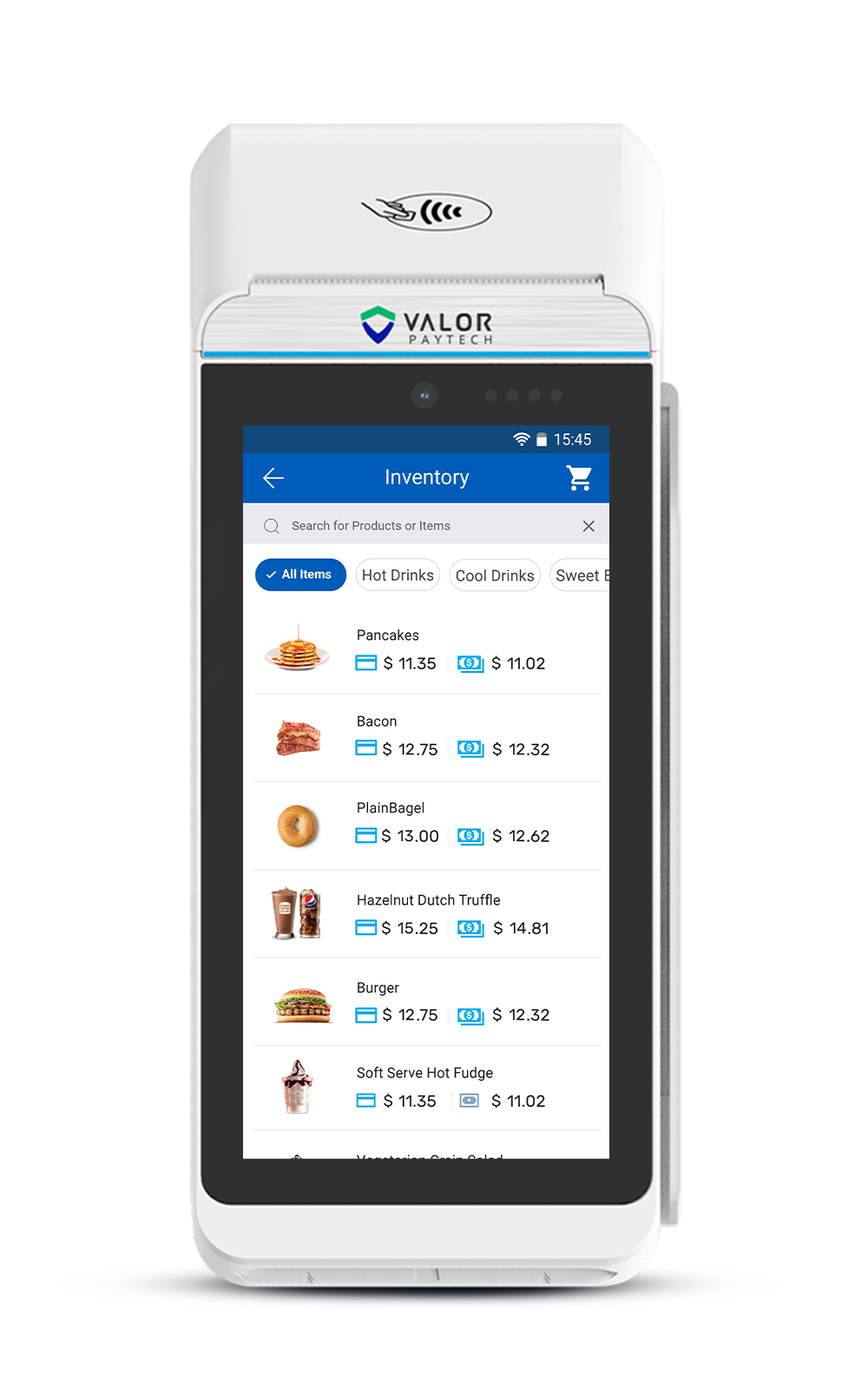 VPT10W POS Device Mega Menu