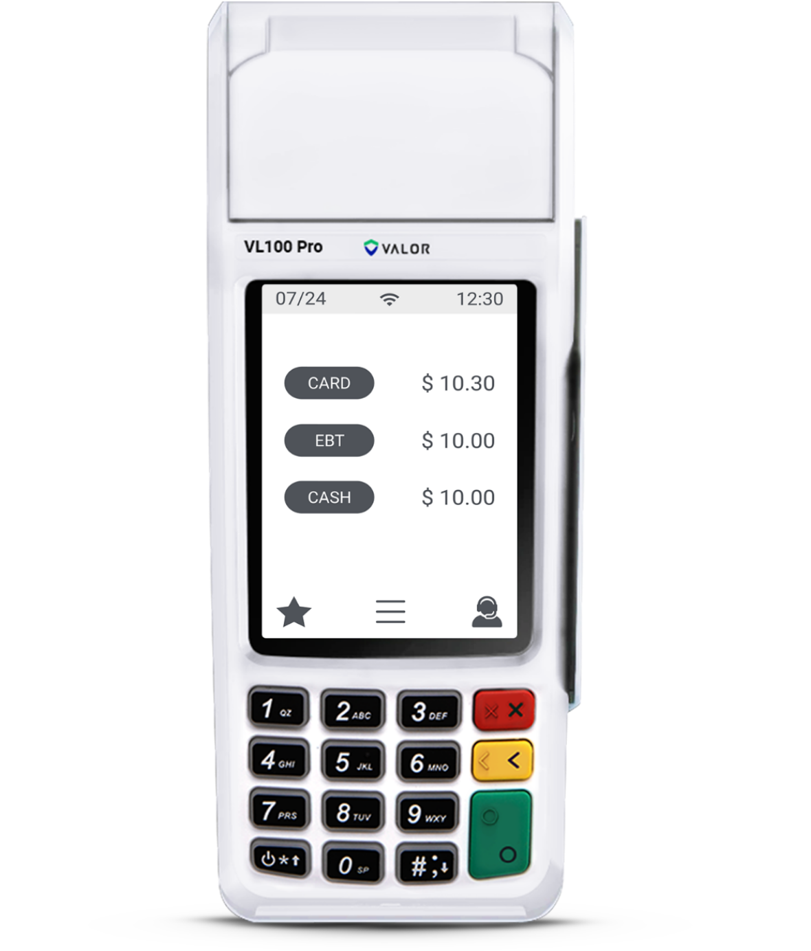 Restaurant POS Terminal Dual Pricing