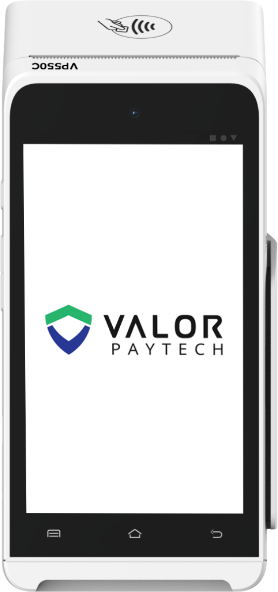 Valor VP550C smart POS with customer-facing display