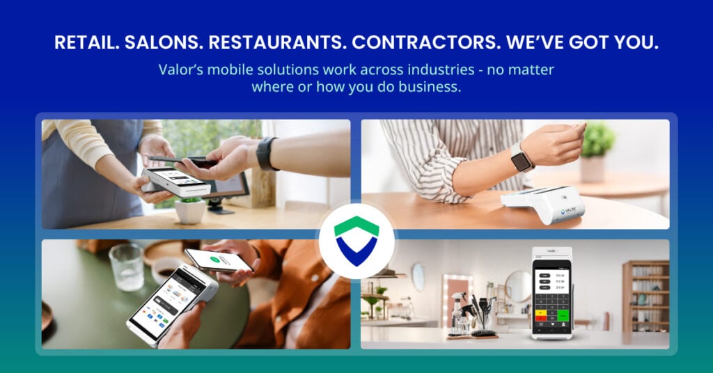 Mobile POS terminal to text to pay