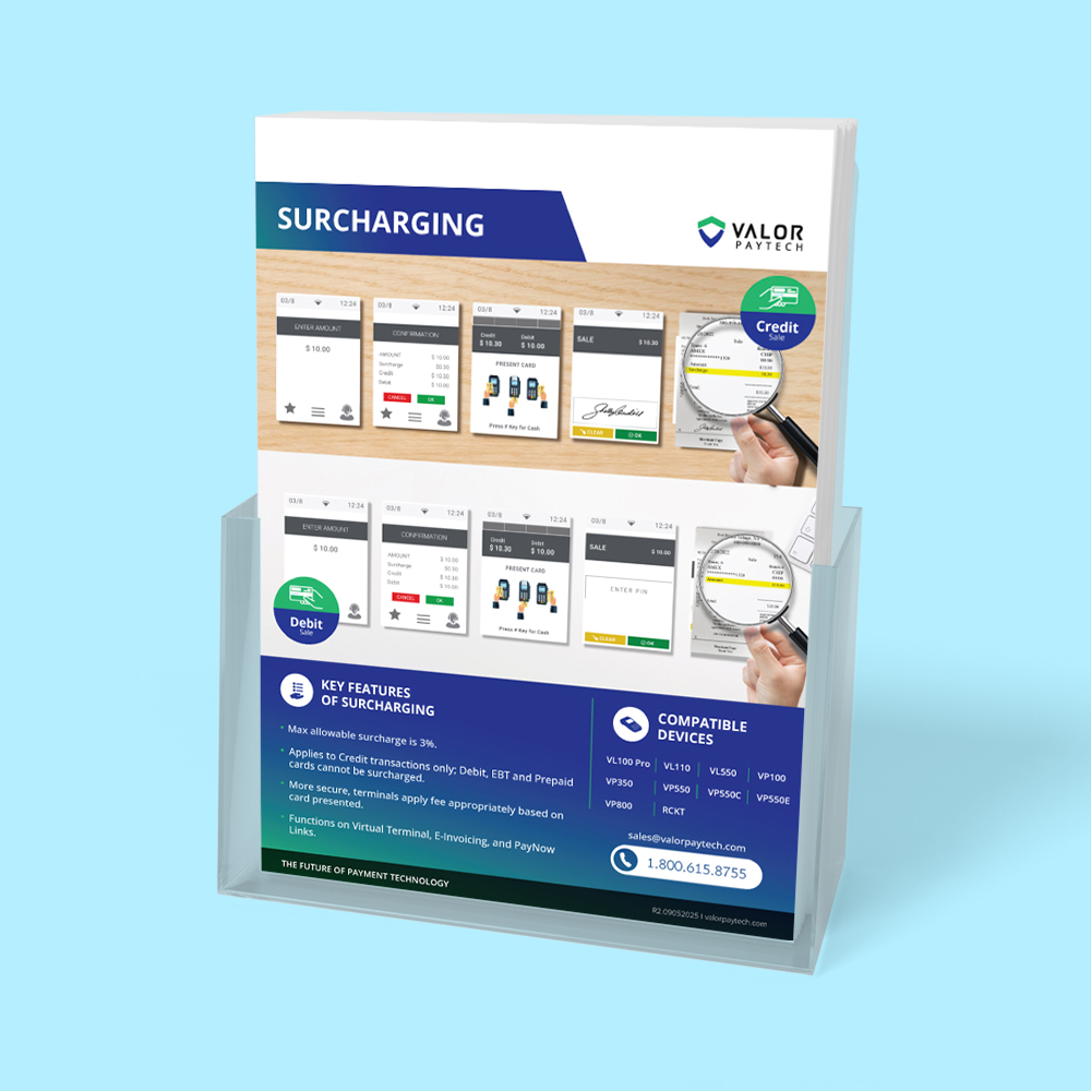 Valor Surcharge Brochure Thumbnail