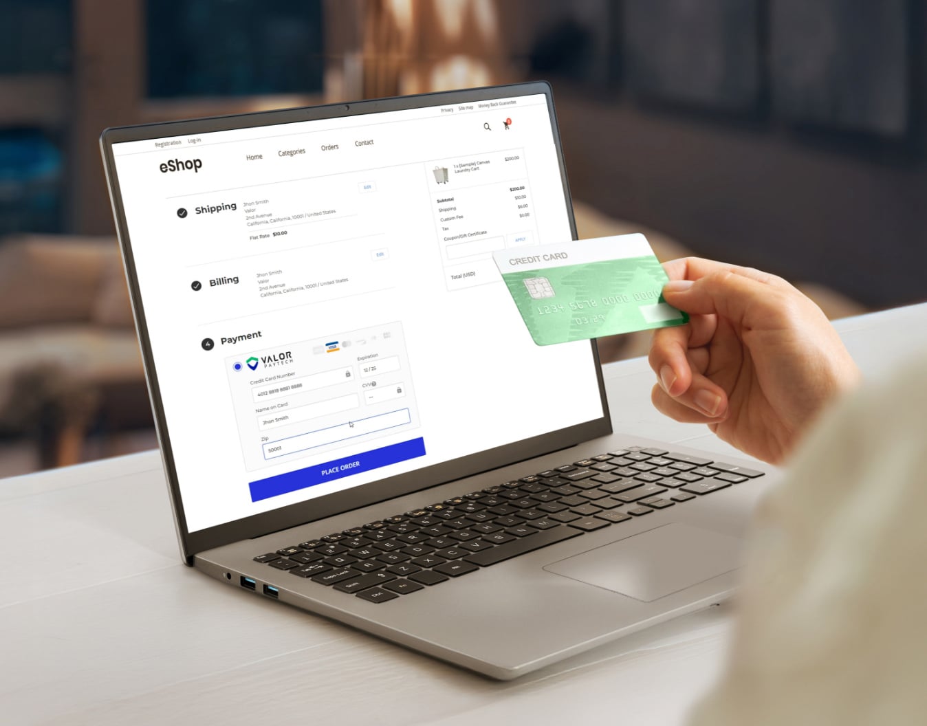 E-commerce payment solutions by Valor PayTech for secure online transactions